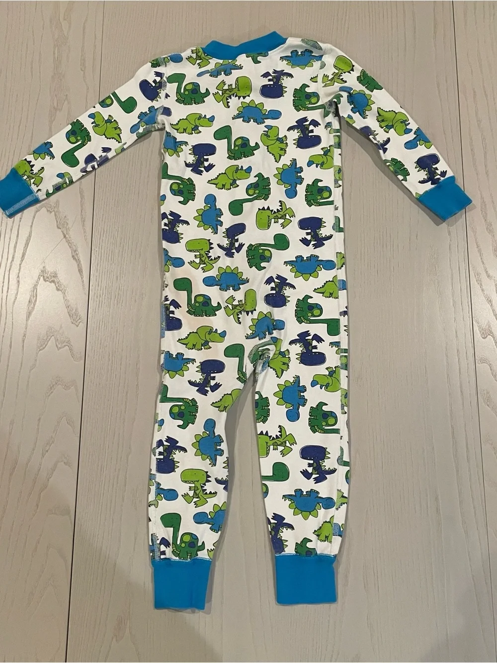 Hanna Anderson HannaJams Sleeper One Piece Pajama Romper Dinosaur Dino 3 90
